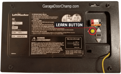 how to connect garage door opener to car button