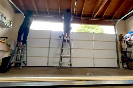 emergency garage door repair in Huntington Beach